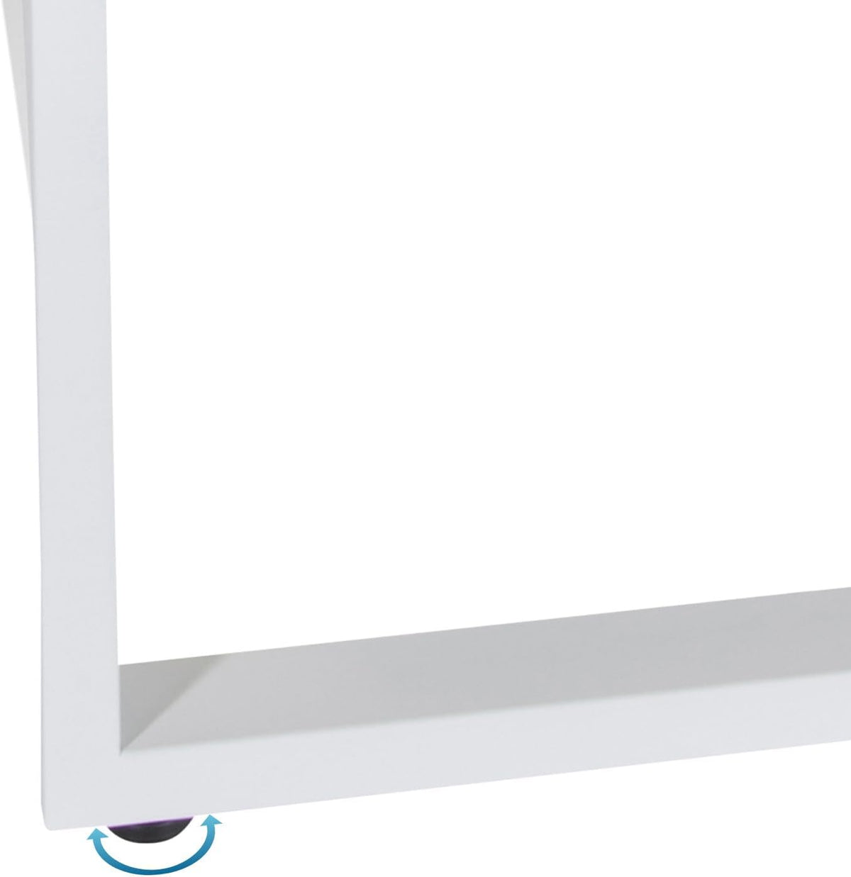 hjh OFFICE Bureau, grijs/wit, 120 x 60 cm