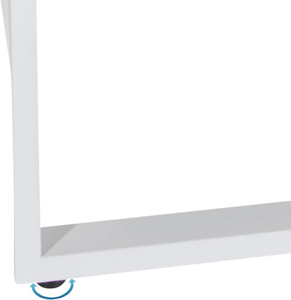 hjh OFFICE Bureau, grijs/wit, 120 x 60 cm