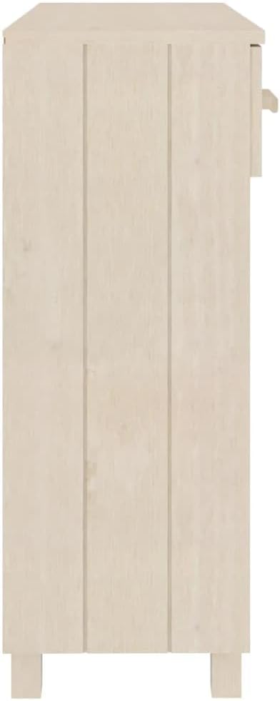 vidaXL HAMAR wall table 90x35x90 cm solid pine wood honey brown, table, bench table, hallway table, hallway table, side table, accent table