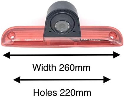 Dolphin Automotive OEM Stijl Remlicht Achteruitrijcamera Op hoog niveau Voor Opel/Vauxhall Movano 2022 Vanaf (Camera Met 4.3 "Dash Monitor)