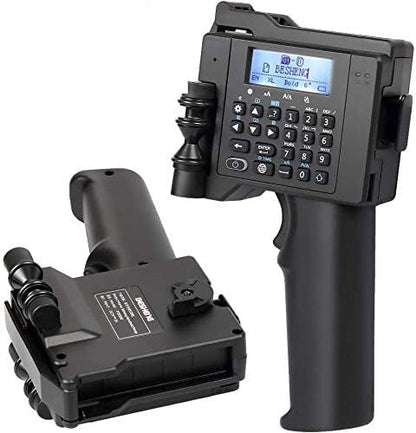 PT2000SE Draagbare Handheld Printer met Snel Drogende Inktcartridge, Handheld Inkjetprinter voor Tekst Datum Barcode QR Code - Afdrukken op Metaal, Karton, Hout