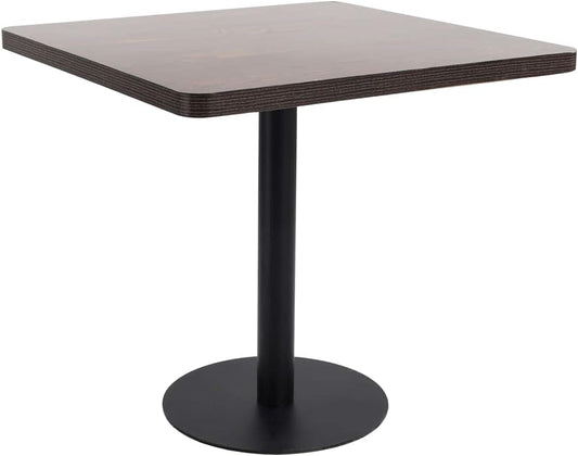 vidaXL Bistro table 80x80 cm MDF dark brown