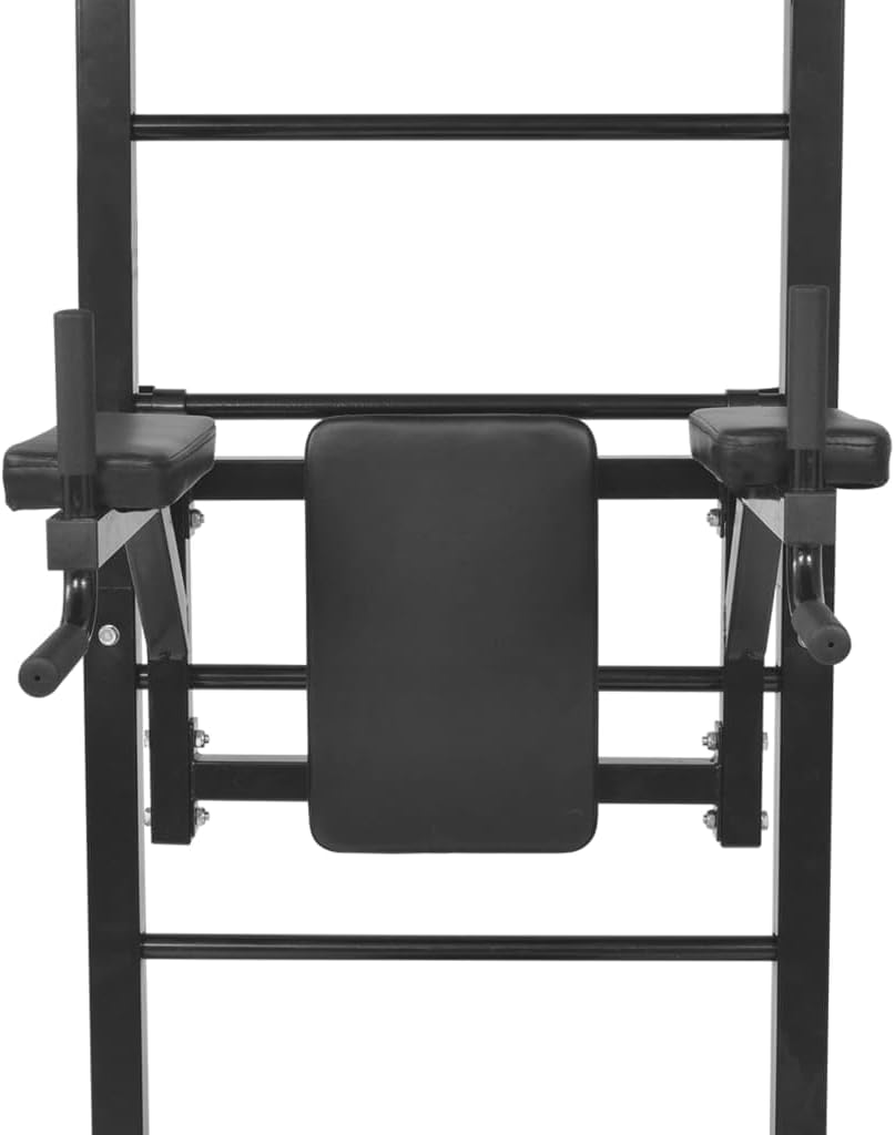 vidaXL Fitness Device Wall-Mounted Black Fitness Device Gym Sports - QUORE