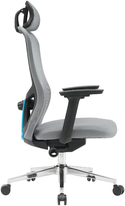 NEWSKILL Nue Ergonomische gamingstoel, grijs