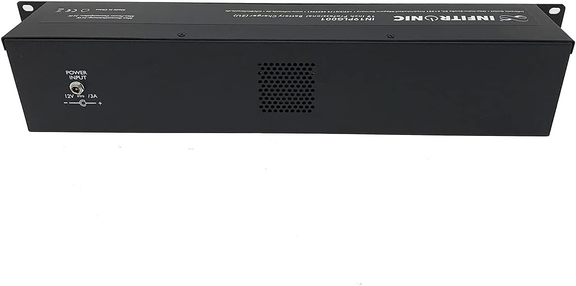 Infitronic IN19PLG001 Professionele acculader voor 16 x Ni-MH AA/AAA accu's, 19 inch, 2HE