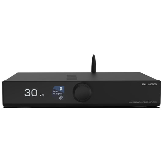 SMSL AL400 DAC-fotoversterker, eindversterker, CA43131-decoderingchip, 4-traps low-pass/5 filtermodi compatibel met MM/MC Phono-cartridges Volledige MQA DAC-ondersteuning DSD Professional EQ/eARC