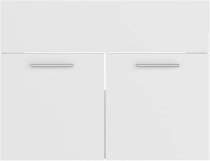 LAPOOH Bathroom Furniture Set White Engineered Wood,Bathroom Furniture,Bathroom Furniture Set-3071225 - QUORE