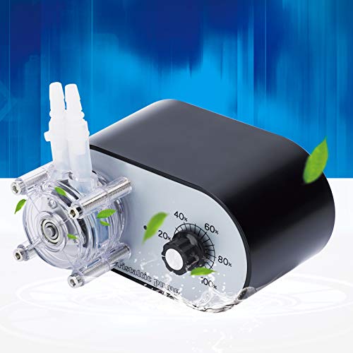 G928A Verstelbare Peristaltische Doseerpomp Vloeistofdoseerpomp met Adapter voor Aquarium Lab Analytische AC100-240V((EU Plug))