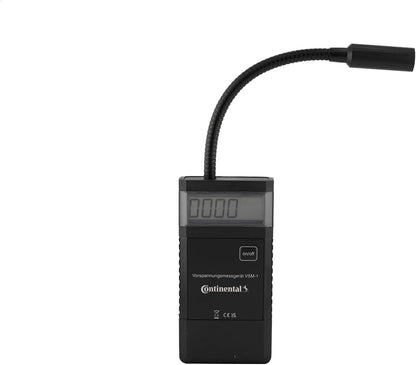 Conti® VSM-1 Bandspanningsmeter voor alle riemen, meetbereik 10-500 Hz, 4-cijferig lcd-display, optische sensor, voorspanningsmeter voor nauwkeurige meting van de riemspanning