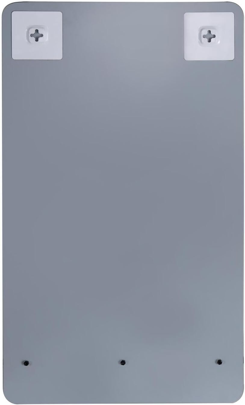 Lisa Bathroom Sink with Mirror, White - QUORE