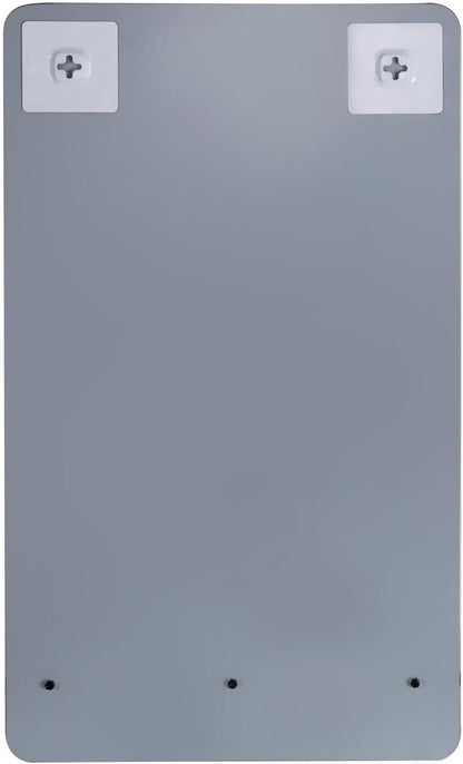 Lisa Bathroom Sink with Mirror, White - QUORE
