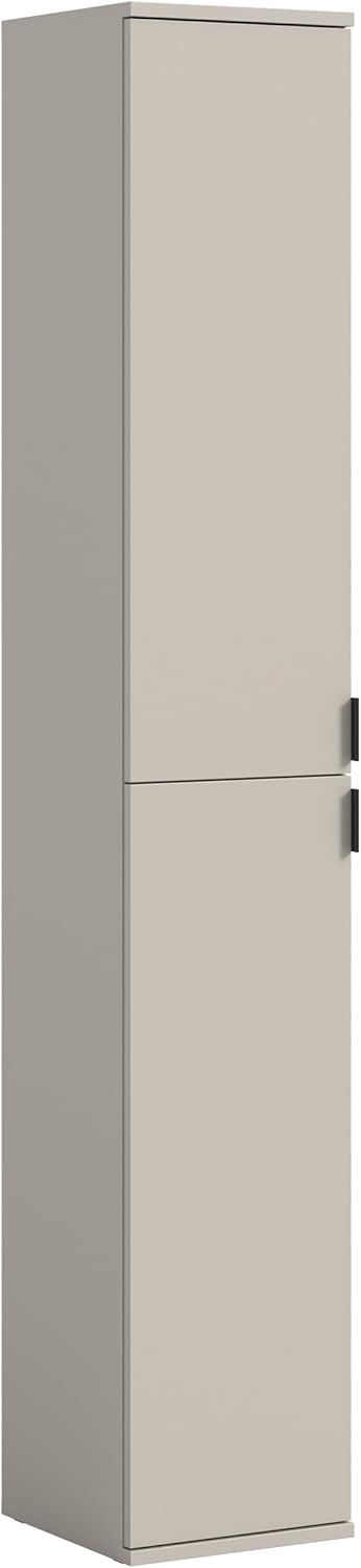 xonox.home - Hoge kast project X 30x193x34 cm in kasjmier imitatie - smalle multifunctionele kast - modern, ruimtebesparend en functioneel