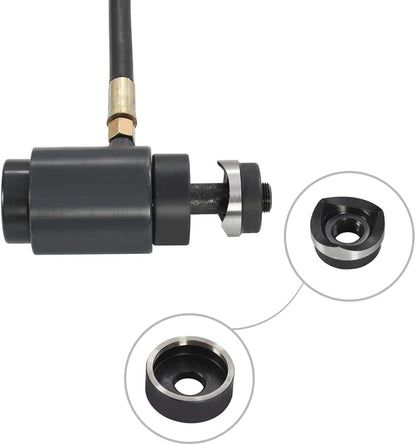 Hydraulische Pons- En Krimptang – Krimptang Set – Pons Tang – Metaalbewerking Tang – Staal Pons Gereedschap – Hoogwaardig Staal – Met 6 Adapters en Draagkoffer
