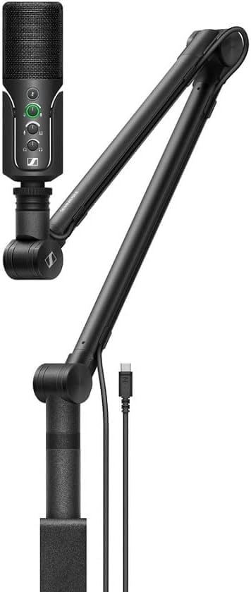 Sennheiser Profiel Streaming Set met USB Microfoon, 3m USB-C Kabel - Zwart (700100) & Logitech C920 HD Pro Webcam, full HD 1080p/30fps videogesprekken, zwart, 1 stuk