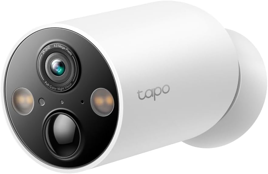 Tapo C425 2 stuks draadvrij binnen/buiten 2K QHD 4MP 1440p Batterij aangedreven slimme beveiligingscamera, Starlight Color Nachtzicht, Persoon/Huisdier/Voertuig Detectie
