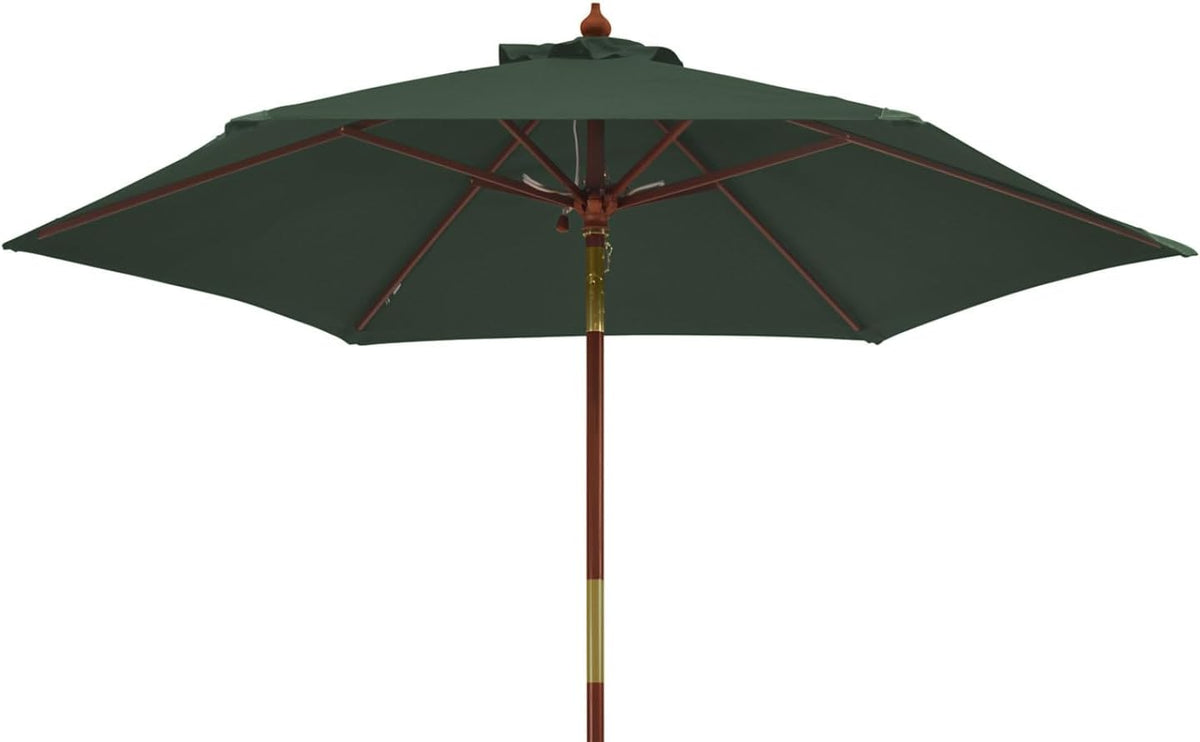 Kai Wiechmann Parasol 240 cm groen kantelbaar winduitlaat UV-bescherming 50, groen, 240 cm