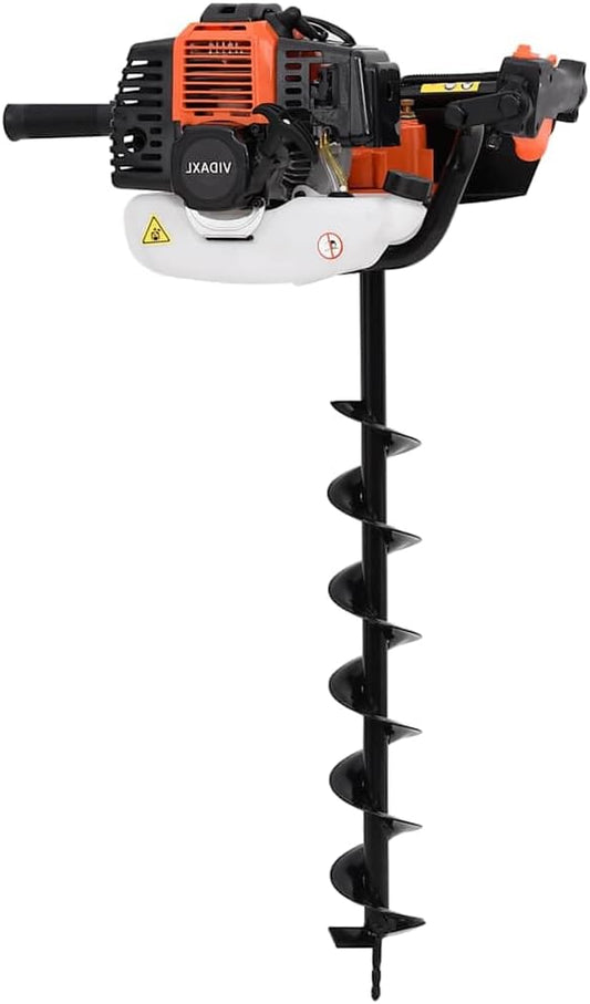 Grondboor – Aardboor – Paalboor – Motorboor – Bodemboor – 52 cc 2,2 kW Motor – Inclusief 3 Boorbits Ø 10/15/20 cm