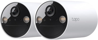 Tapo C410 2K (3 MP) bewakingscamera, wifi, voor buiten, draadloos, batterij, 2 stuks, looptijd 180 j, persoon, detectie, nachtzicht in kleur, IP65 waterdicht, geen hub nodig