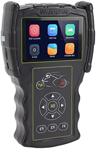 Motorfietsscanner – Motorfiets Diagnosetool – Foutcode Scanner – OBD Scanner – ECU Uitlezer – Helder LCD-Display – Onderhoudslamp Resetfunctie