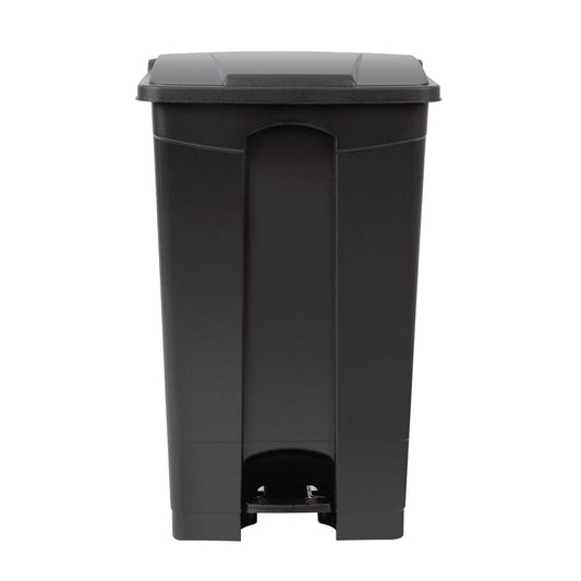 Pedaalemmer – afvalbak – vuilnisemmer – prullenbak – afvalcontainer – 87 liter inhoud – strak sluitend deksel – handsfree pedaalsysteem – duurzaam polypropyleen – mat zwart