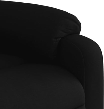 vidaXL Recliner Chair with Backrest, Armrests, TV Chair, Recliner Chair, Seat for Living Room Home, Black Fabric