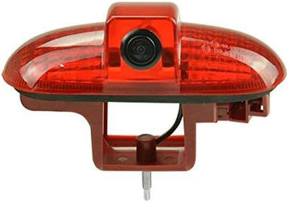 Dolfijn achteruitrijcamera, OEM remlicht vervanging voor Vauxhall Vivaro/Opel Vivaro 2001-2014 met 4,3 inch dashboard monitor