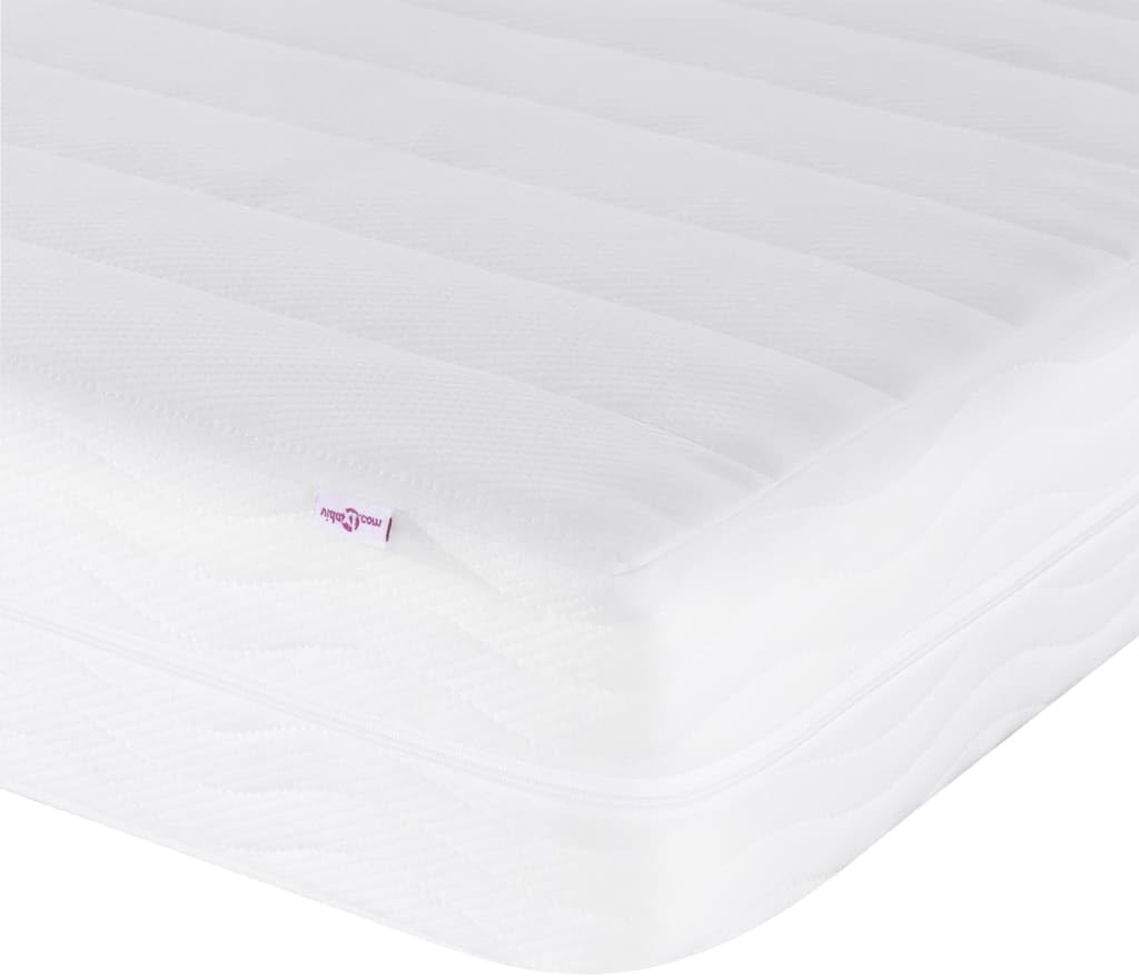 Schuimmatras – Matras – Logeermatras – Bedmatras – Ledikant Matras – Keerbaar H2 & H3 Hardheid – 160x200 cm Wit – Ademend & Comfortabel PU-Schuim