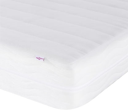 Schuimmatras – Matras – Logeermatras – Bedmatras – Ledikant Matras – Keerbaar H2 & H3 Hardheid – 160x200 cm Wit – Ademend & Comfortabel PU-Schuim