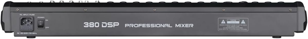 16-Kanaals Mixer – Mengpaneel – Mengtafel – Audio Mixer – Geluidsmixer – Bluetooth en USB – 380 Digitale Effecten