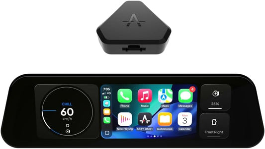 S3XY Dash voor Tesla (Head-up-display, CarPlay, Android Auto) (inclusief Commandant, Model Y Juniper)
