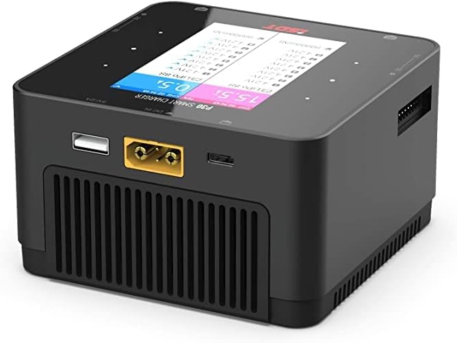 Tweekanaals Batterijoplader – Acculader – Balanslader – LiPo Oplader – Batterij Ontlader – 1500W Max Vermogen – Bluetooth & IPS-LCD Scherm
