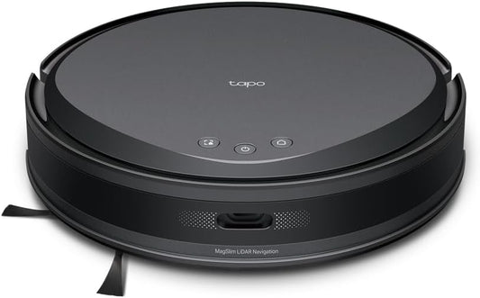 Tapo RV20 Max, 4-in-1 robotstofzuiger en dweil, 5300 Pa ultrastofzuiger, MagSlim LiDAR navigatie, IQ + Smart Cleaning, ultradun design 83 mm, reiniging aanpasbaar met app, Alexa en Google