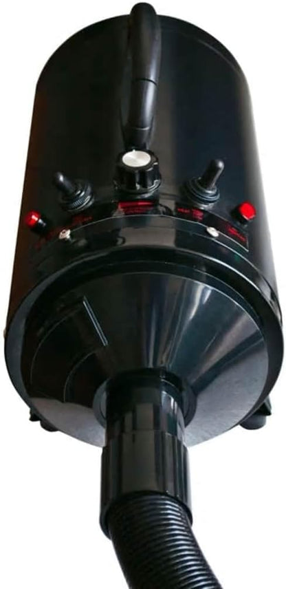 vidaXL Pet Hair Dryer Double Motor Hair Dryer Pet Dryer Black