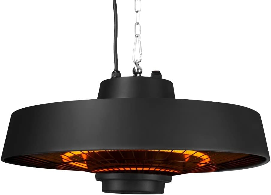 Terrasverwarmer – Buitenverwarmer – Infrarood Heater – Plafond Heater – Hangende Heater – 1500W Vermogen – Inclusief Afstandsbediening