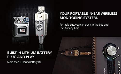 Xvive U4 In-Ear Monitor, Draadloos Digitaal Monitorsysteem