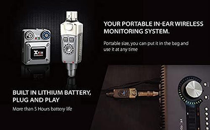 Xvive U4 In-Ear Monitor, Draadloos Digitaal Monitorsysteem