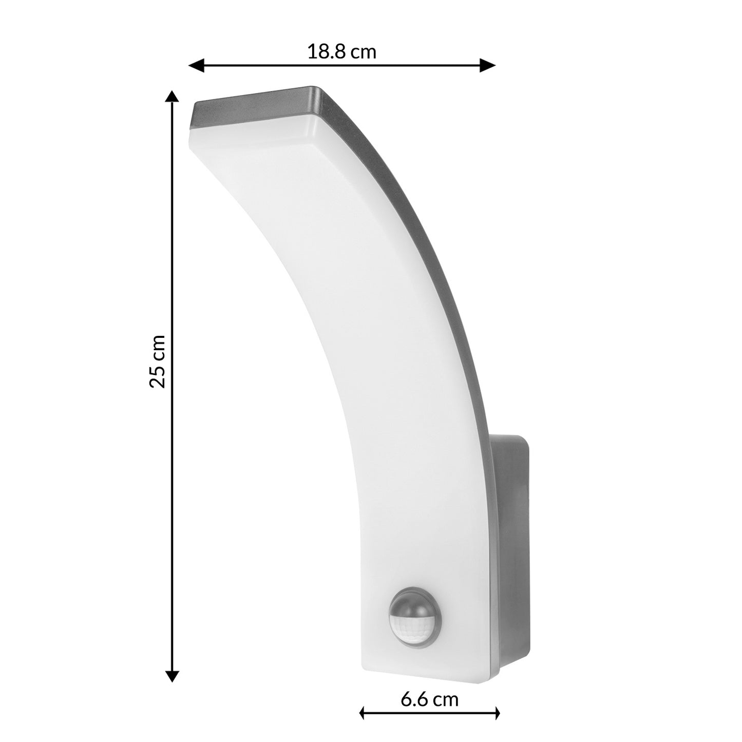 Led Lamp Bewegingssensor – Buitenlamp Bewegingsmelder – Sensorlamp LED – Veiligheidsverlichting – 20W 2000 Lumen – IP65 Waterbestendig