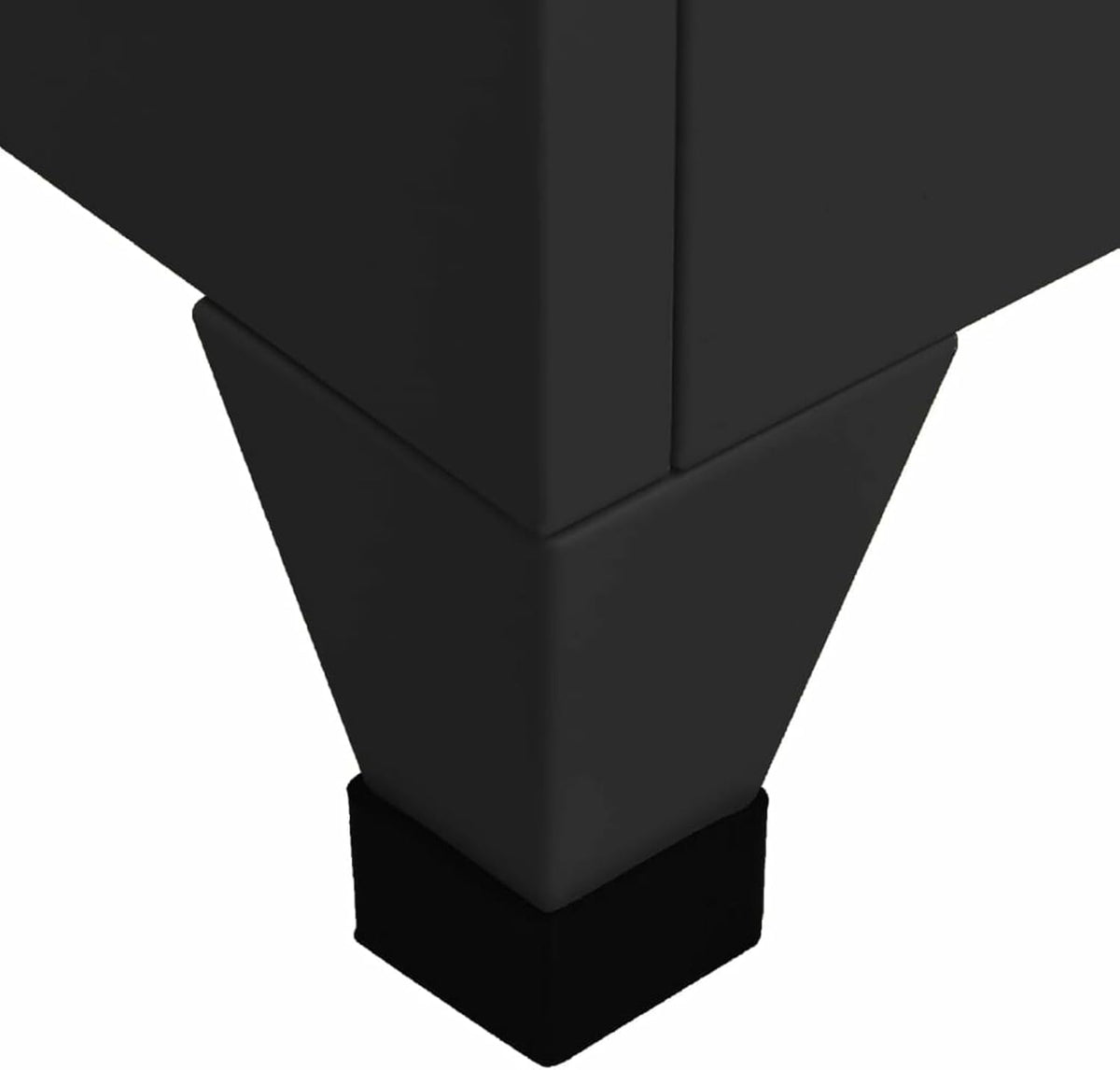 Safe Box Black 38x45x180cm Steel,Worker Lockers,Metal Locker,Thin Storage Cabinet - QUORE