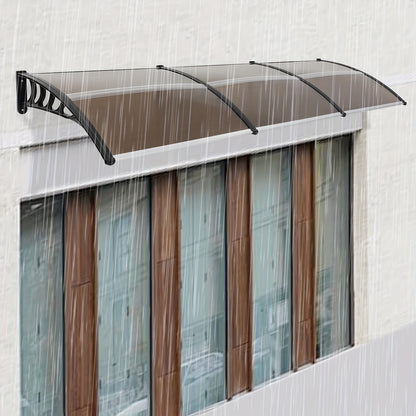 Sturdy And Durable High Stability Pre-drilled Holes Temporary Not for Permanent Purposes Removable Canopy for Front And Rear Entrances, Bike Shelters, Gazebos, Grape Arbors, Guardrails, Balconies, Windows, Patios, Garages, St