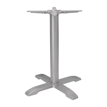 Bolero gietijzeren tafelvoet, zware uitvoering, grijs, bars en eetruimtes, clubs, restaurants, cafés en pubs, Afmetingen: 611(W)x720(H)mm, FT028