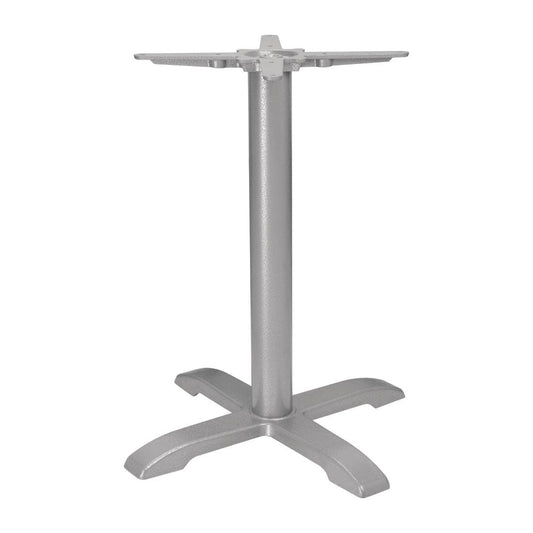 Bolero gietijzeren tafelvoet, zware uitvoering, grijs, bars en eetruimtes, clubs, restaurants, cafés en pubs, Afmetingen: 611(W)x720(H)mm, FT028