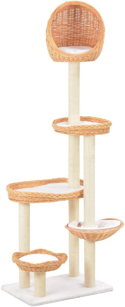 Cat scratching post sisal cat scratching post Cat Tree cats scratching post cats accessories indoor natural willow wood - 170729