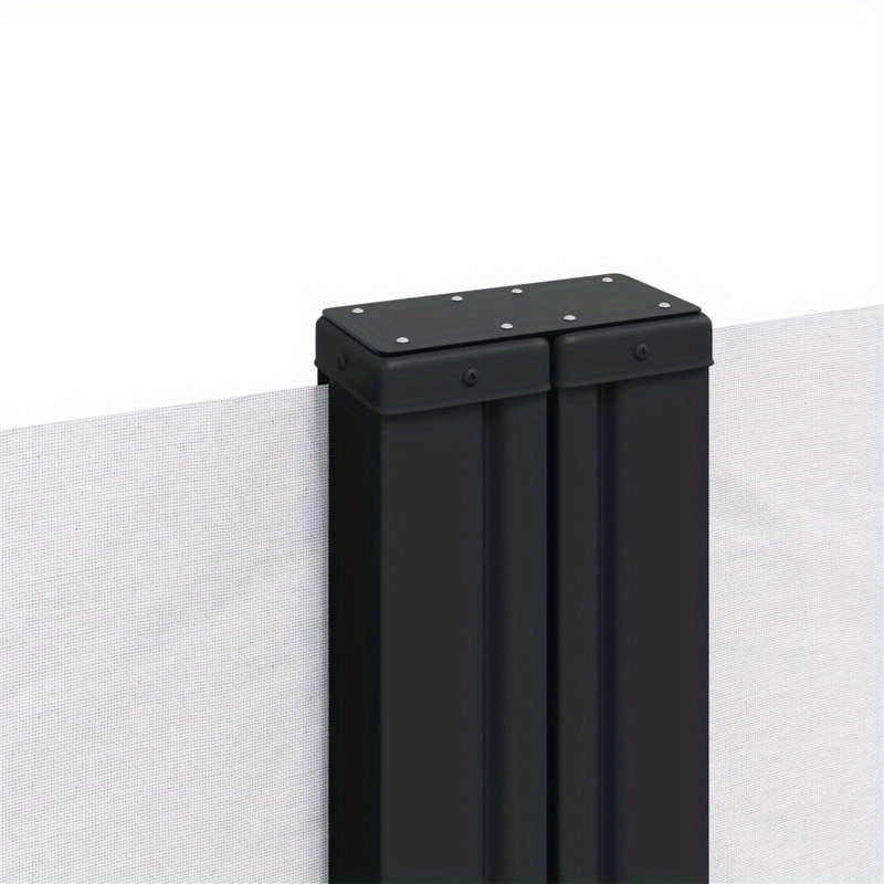 Windscherm – Uitschuifbaar Scherm – Balkonbescherming – Zonwering – Windscherm Tuin – Waterafstotend Polyester – Zelf Oprollend Mechaniek