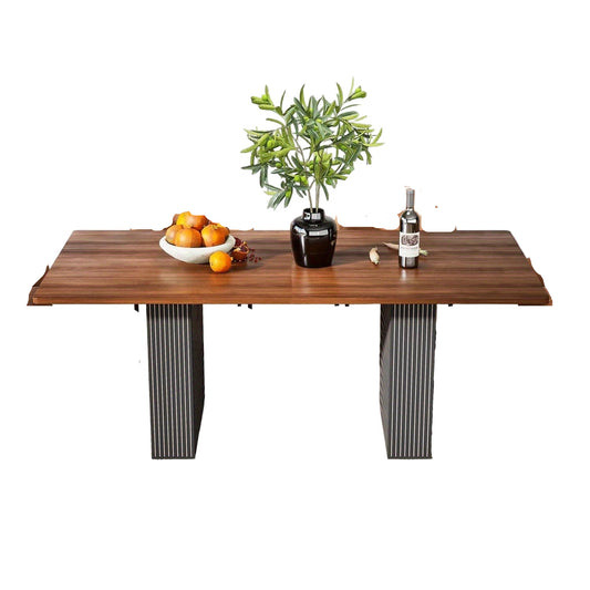 Eettafel – Eetkamertafel – Keukentafel – Houten Tafel – Industriële Tafel – 160x80 cm – Krasbestendig & Stevig