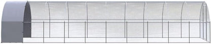 vidaXL Chicken coop 3x10x2m galvanized steel - QUORE