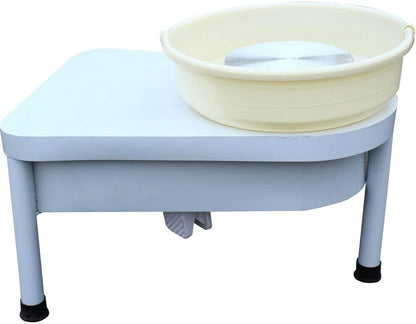 Elektrische Pottenbakkersschijf – Pottenbakkersmachine – Keramiek Draaischijf – Klei Draaibank – Pottenbakkersrad – 25 cm Draaiplateau – 300 RPM Met Voetpedaal