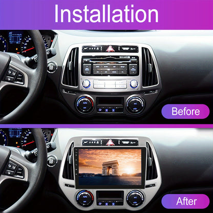 9-Inch Android 15 Autoradio – Multimedia Systeem – Navigatie Radio – Touchscreen Head Unit – Autoradio Met AHD Achteruitrijcamera – Draadloze CarPlay & Android Auto – 4GB RAM 64GB Opslag