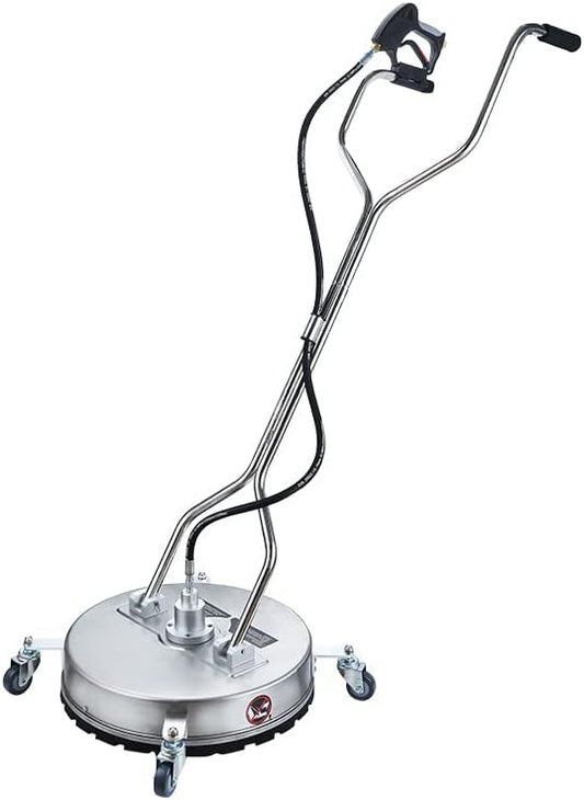 Hogedrukreiniger Oppervlaktereiniger – Vloerreiniger – Terrasreiniger – Opritreiniger – Schoonmaakborstel – Roestvrijstalen Behuizing – 50,8 cm Reinigingsoppervlak – 4500 PSI Werkdruk