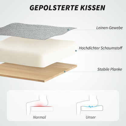 Bureaustoel – Kantoorstoel – Draaistoel – Gamestoel – Computerstoel – Verstelbaar In Hoogte – Ademend Linnen Look Materiaal