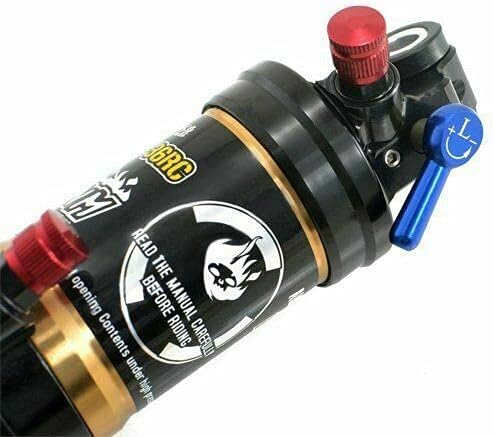 DNM AOY-36RC Mountain Bike Air Rear Shock met Lockout 165 x 35 mm 4-systeem, goud, ST1475-T
